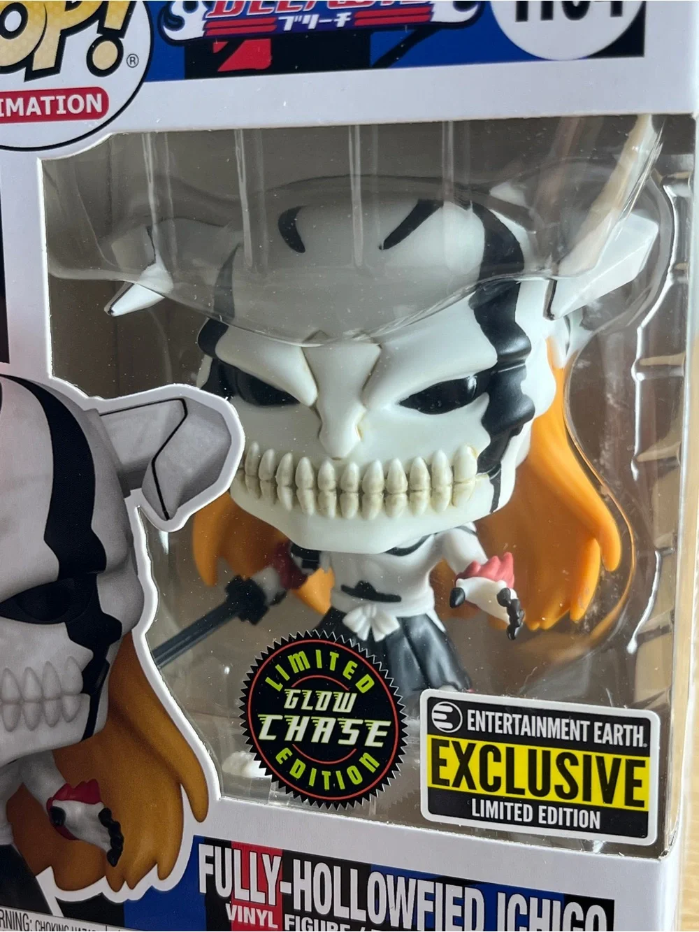 Fully-Hollowfied Ichigo Glow Chase Funko Pop #1104 Entertainment Earth NEAR MINT